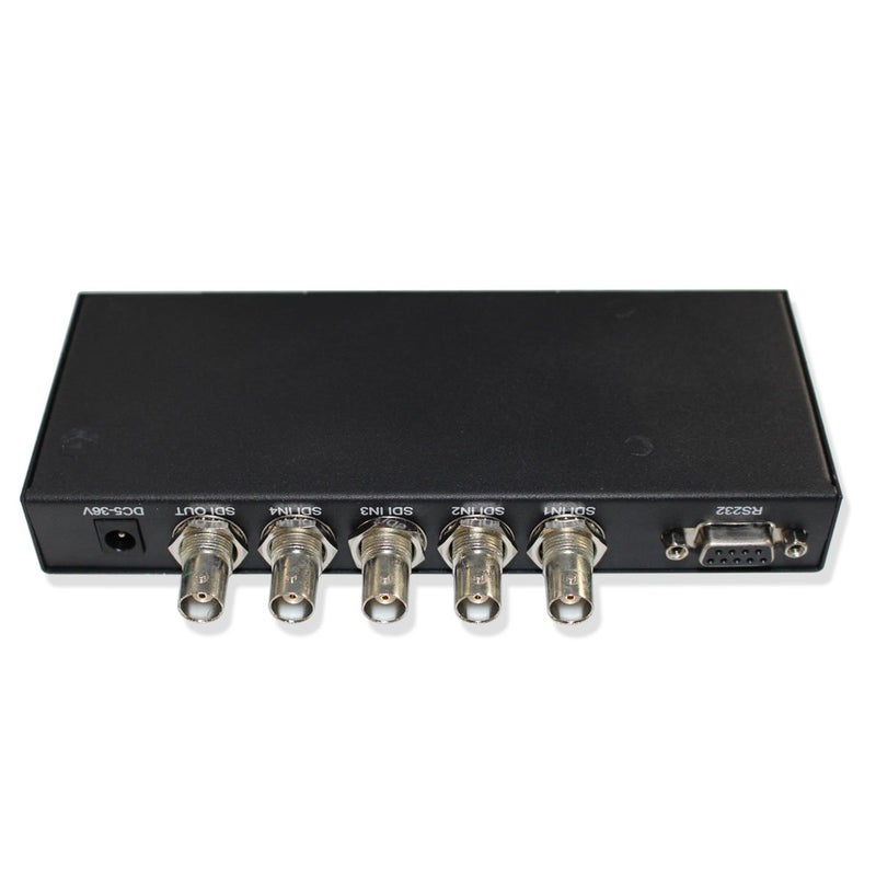 Wiistar 4x1 3Gb/s SDI Switcher with ReClock Technology, Supports SD, HD and 3G-SDI up to 1320 Ft (4 inputs and 1 Output) - Image 3